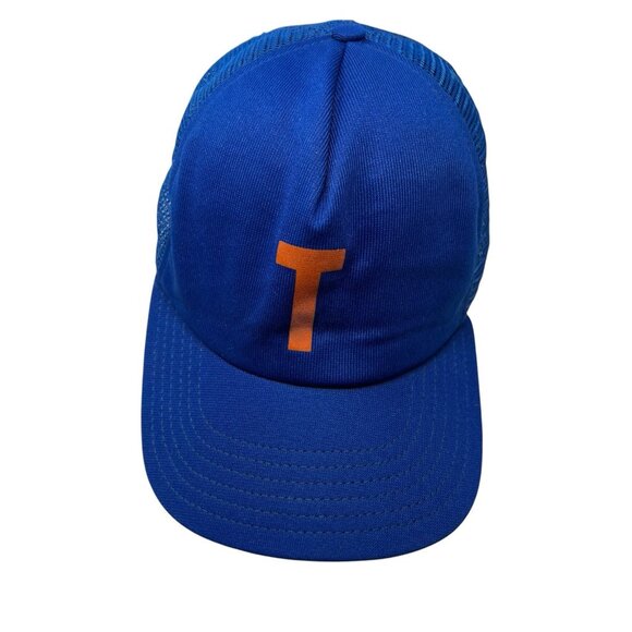 New Era Dupont Vtg Mesh Trucker Snapback Hat Cap Baseball Texas Rangers USA Made - Picture 2 of 9